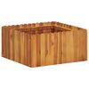 vidaXL حوض حديقة مرتفع 50×50×25 سم خشب أكاسيا صلب