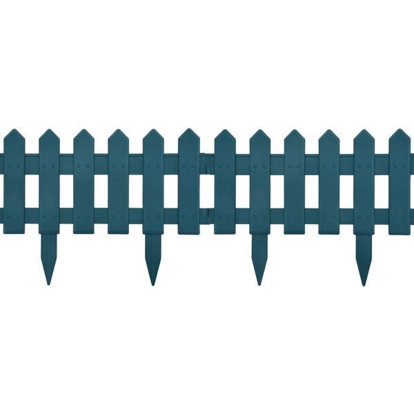 vidaXL حواف عشب 25 ق أخضر 10 م بولي بروبيلين (PP)