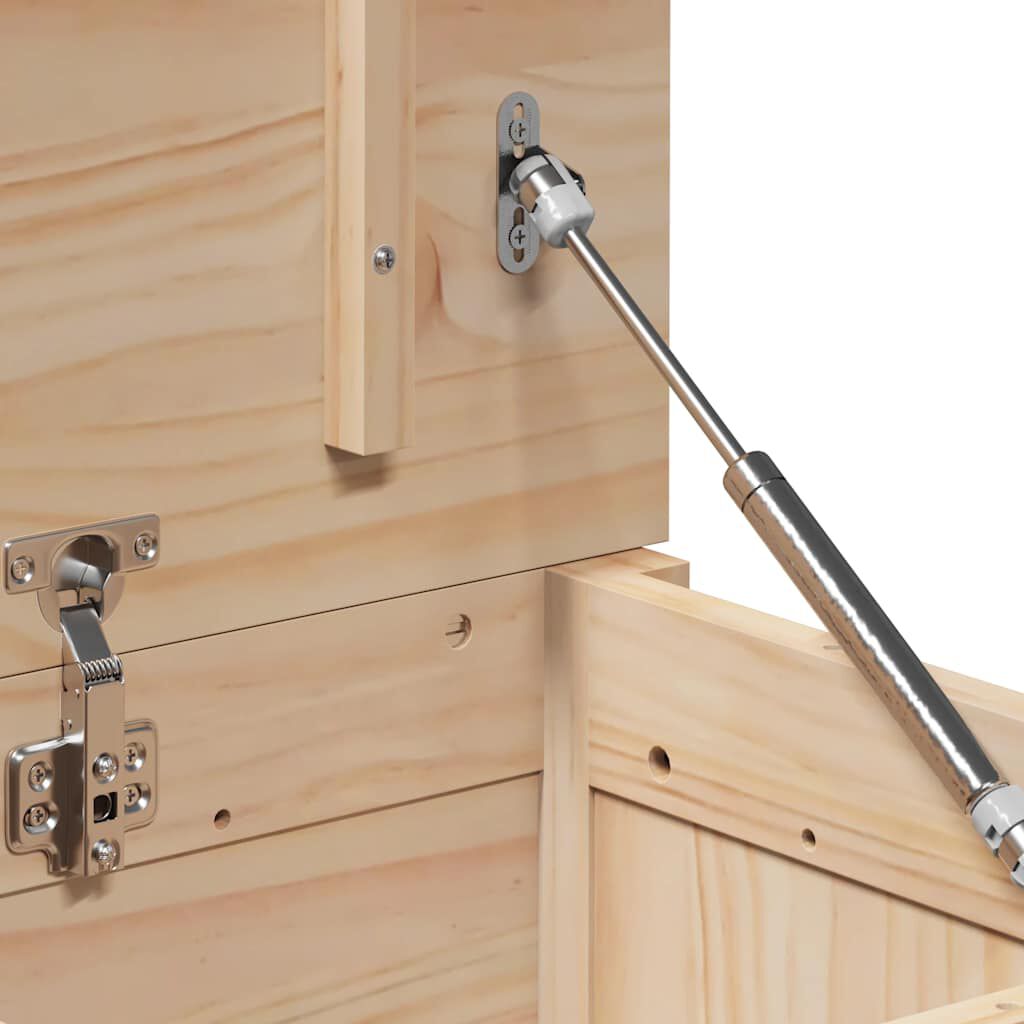 vidaXL صندوق تخزين 45,5x40x80 سم خشب صنوبر صلب