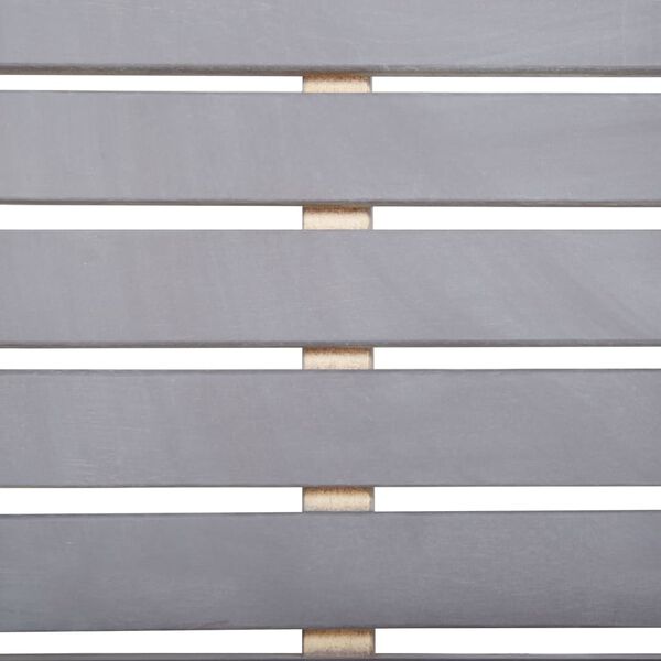 vidaXL طقم سفرة خارجي 5 قطع خشب أكاسيا صلب رمادي