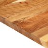 vidaXL سطح حوض غسيل الحمام خشب أكاسيا صلب 58×55×3.8