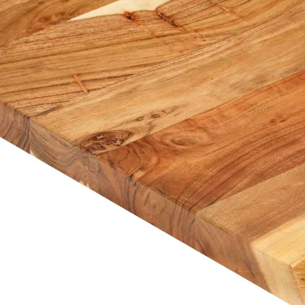 vidaXL سطح حوض غسيل الحمام خشب أكاسيا صلب 58×55×3.8