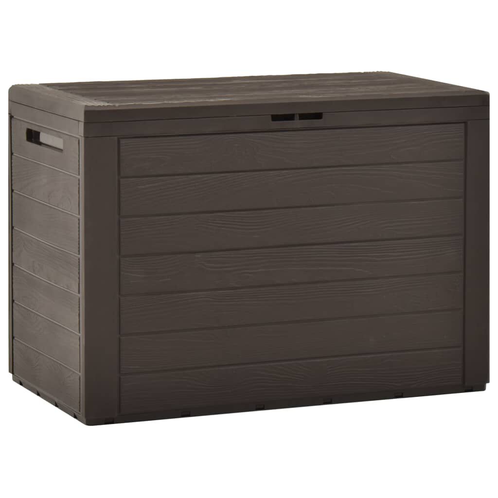 vidaXL صندوق تخزين الحديقة بني 78×44×55 سم