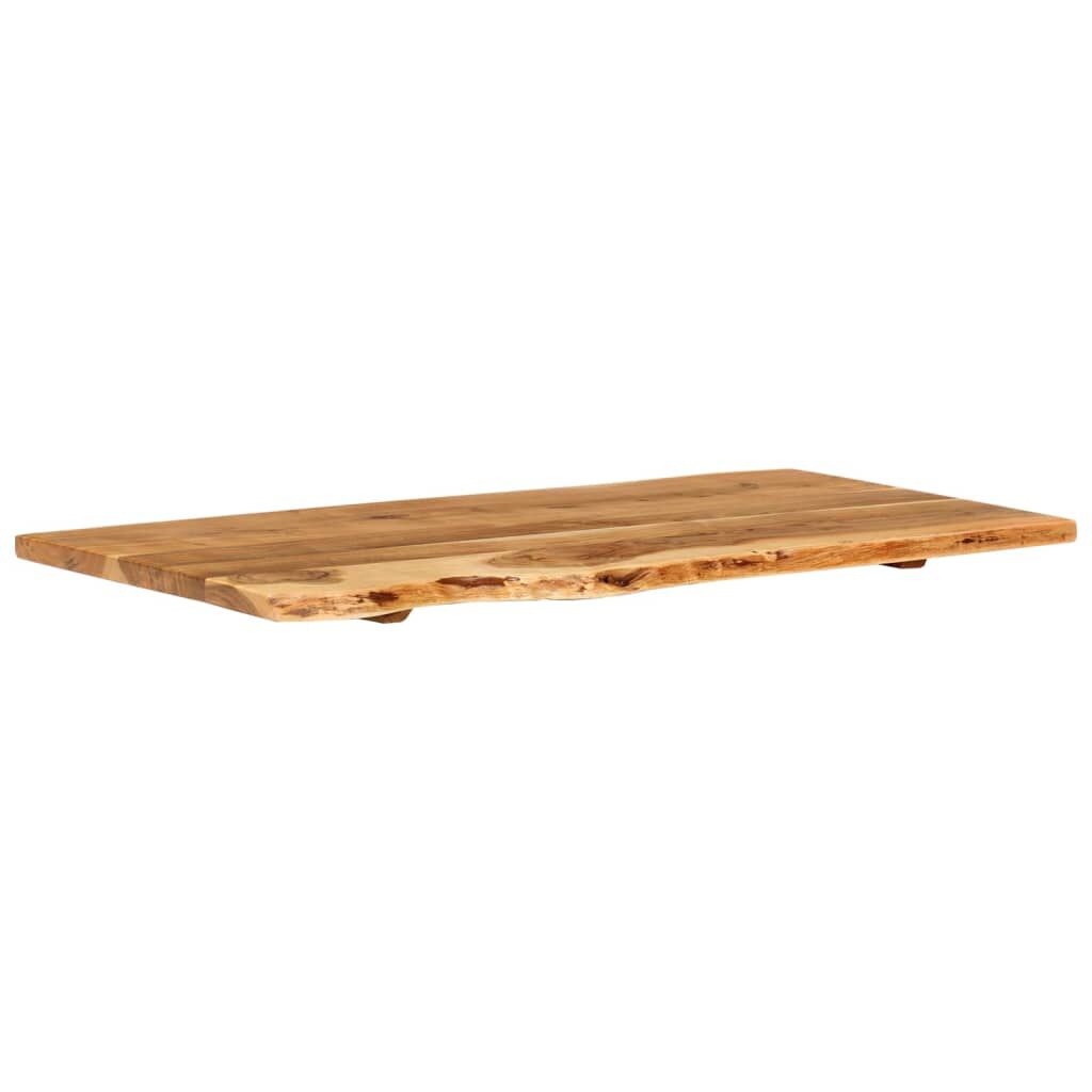 vidaXL سطح حوض غسيل الحمام خشب أكاسيا صلب 100×55×2.5 سم