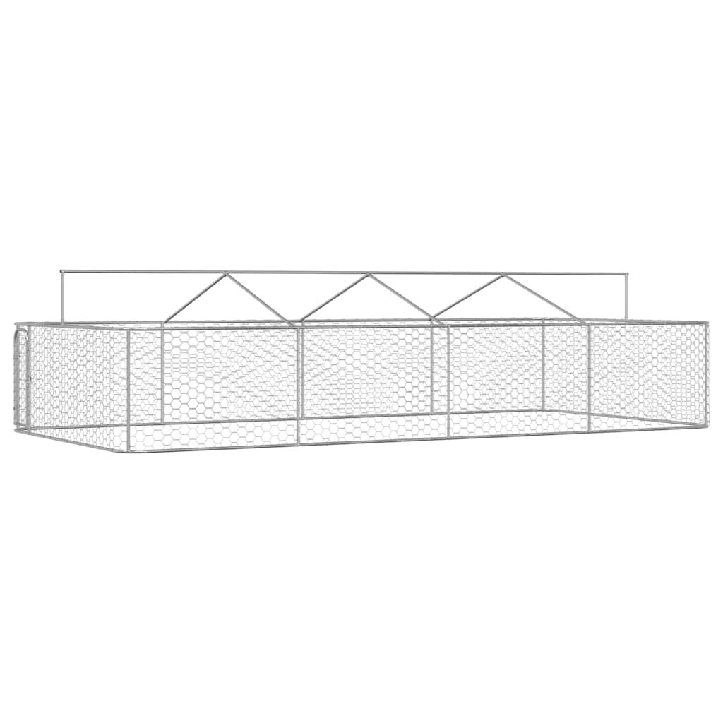 vidaXL منزل كلب خارجي مع سقف 150x300x600 سم
