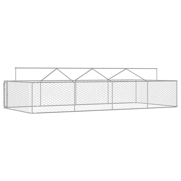 vidaXL منزل كلب خارجي مع سقف 150x300x600 سم