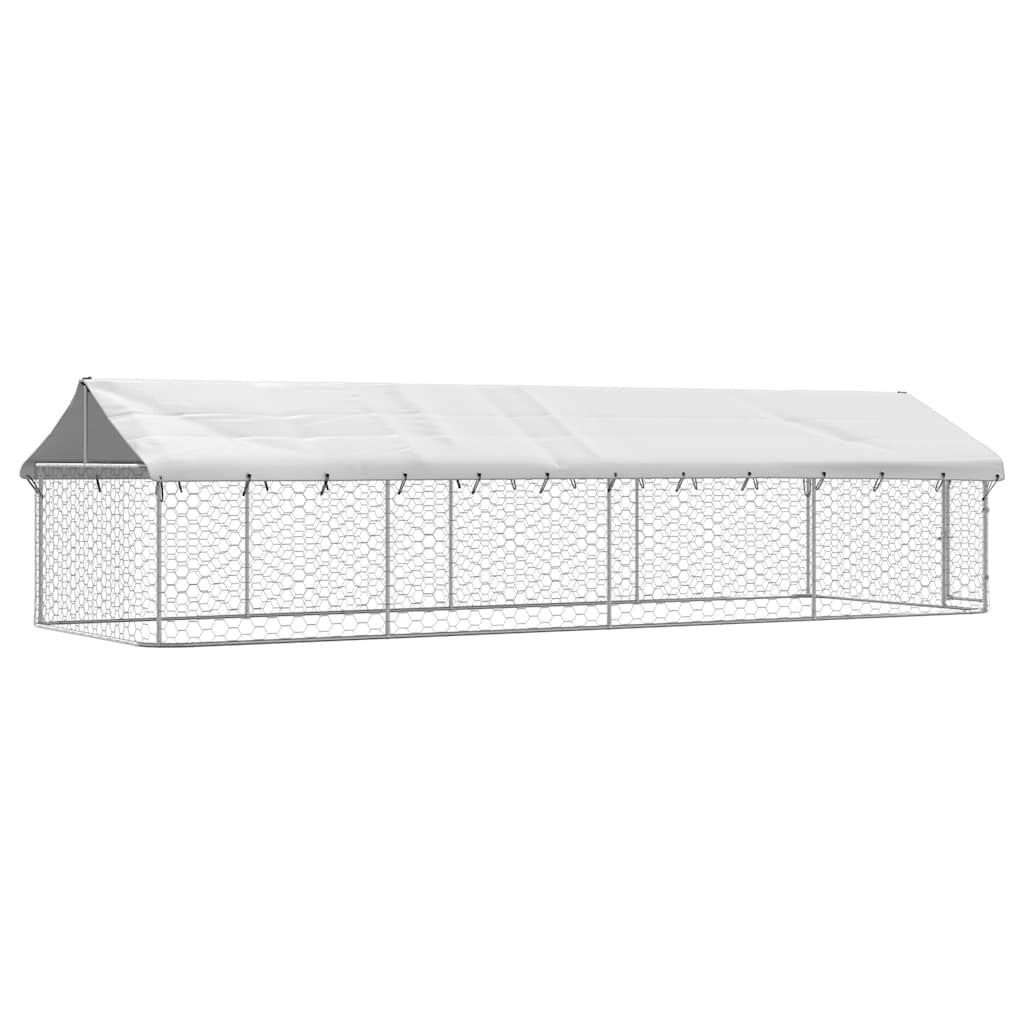 vidaXL منزل كلب خارجي مع سقف 150x200x600 سم