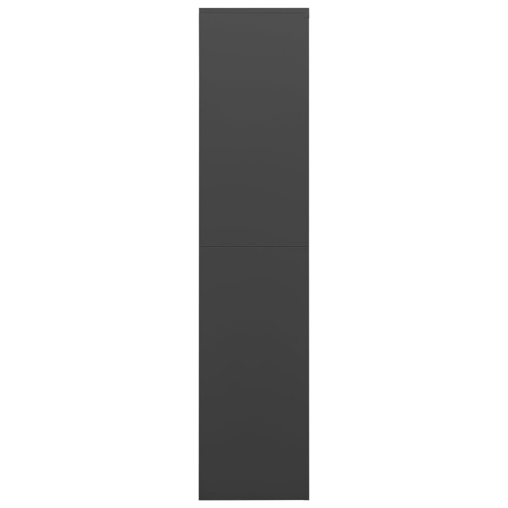vidaXL خزانة قفل أنثراسيت 90×40×180 سم فولاذ