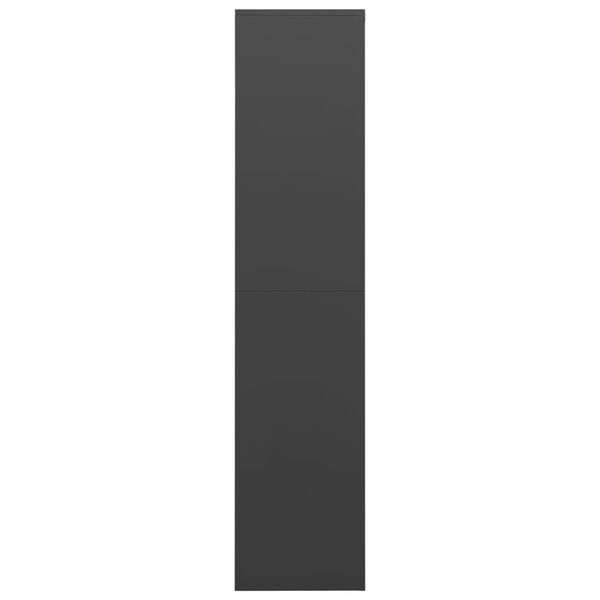 vidaXL خزانة قفل أنثراسيت 90×40×180 سم فولاذ