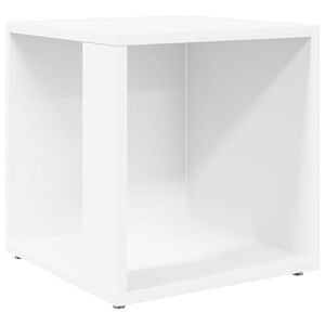 vidaXL طاولة جانبية أبيض 33&times;33&times;34.5 سم خشب صناعي