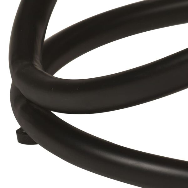 vidaXL طاولة قهوة 50×40 سم خشب مستصلح صلب وفولاذ