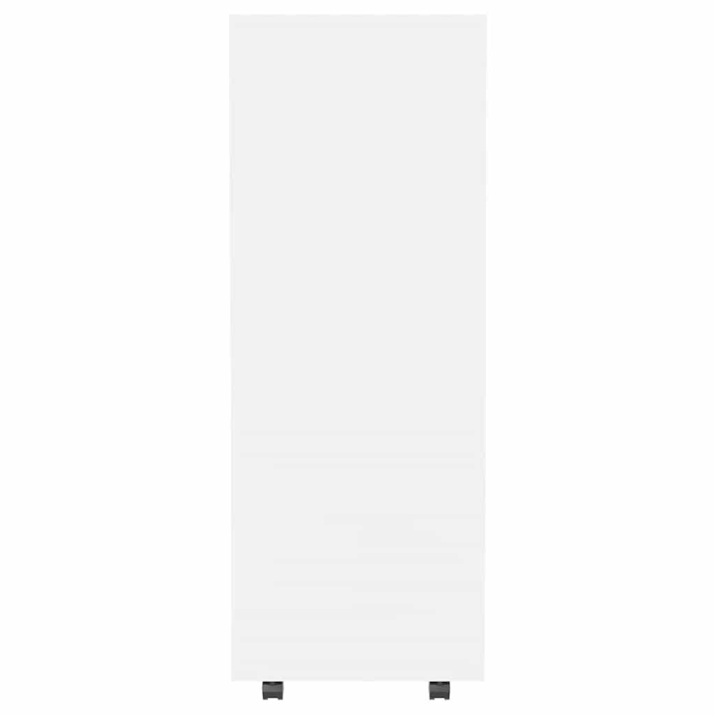 vidaXL دولاب ملابس أبيض 80×40×110 سم خشب صناعي
