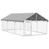 vidaXL منزل كلب خارجي مع سقف 150x200x400 سم