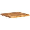 vidaXL سطح حوض غسيل الحمام خشب أكاسيا صلب 58×55×3.8