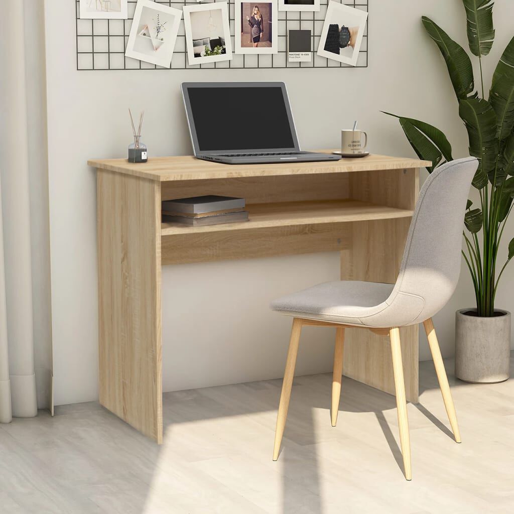 vidaXL مكتب سونوما أوك 90×50×74 سم خشب صناعي