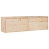 vidaXL خزانات حائط 2ق 35x30x60 سم خشب صنوبر صلب