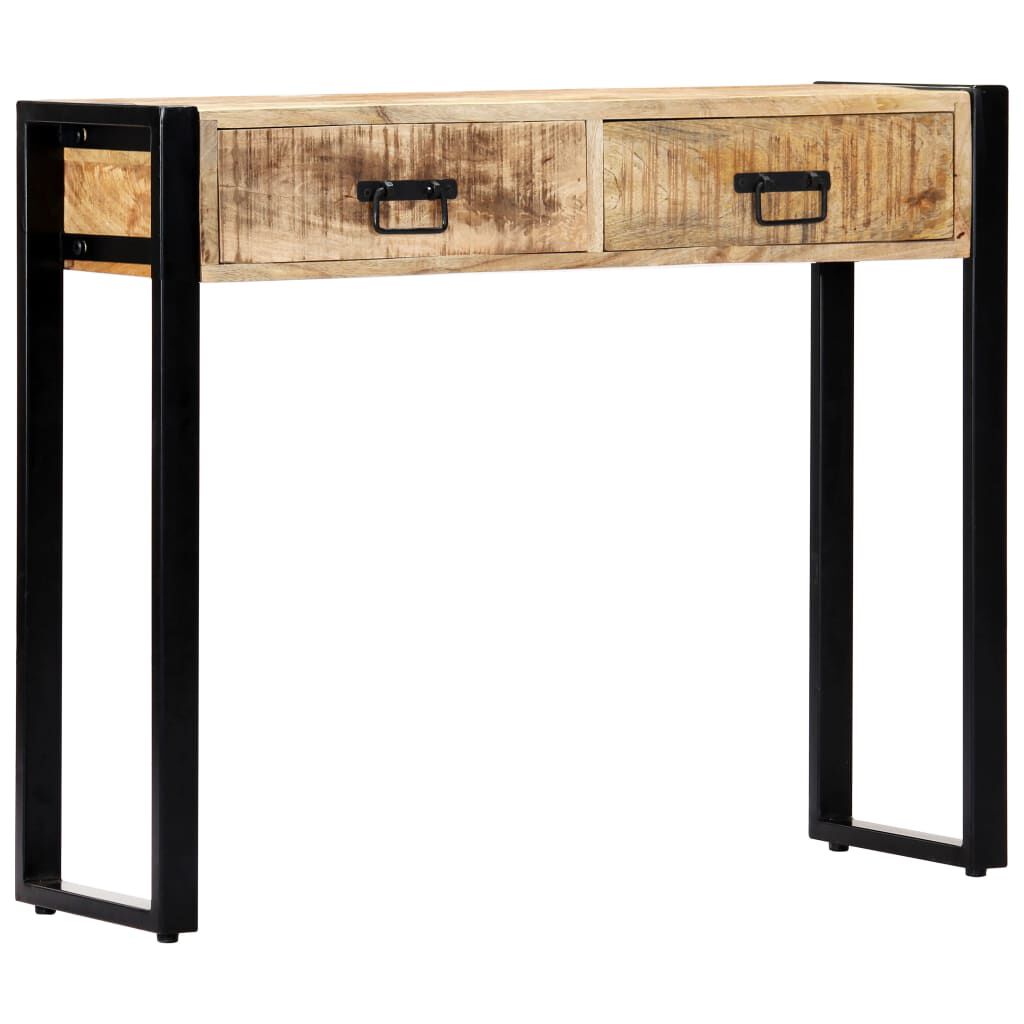 طاولة كونسول 75x30x90 سم خشب مانجو مصمت vidaXL