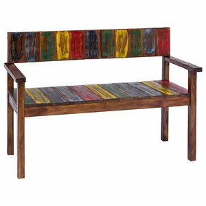 vidaXL كراسي سفرة 4 ق خشب مُستصلح صلب