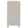 vidaXL خزانة جانبية "HAMAR" أبيض 79&times;40&times;80 سم خشب صنوبر صلب