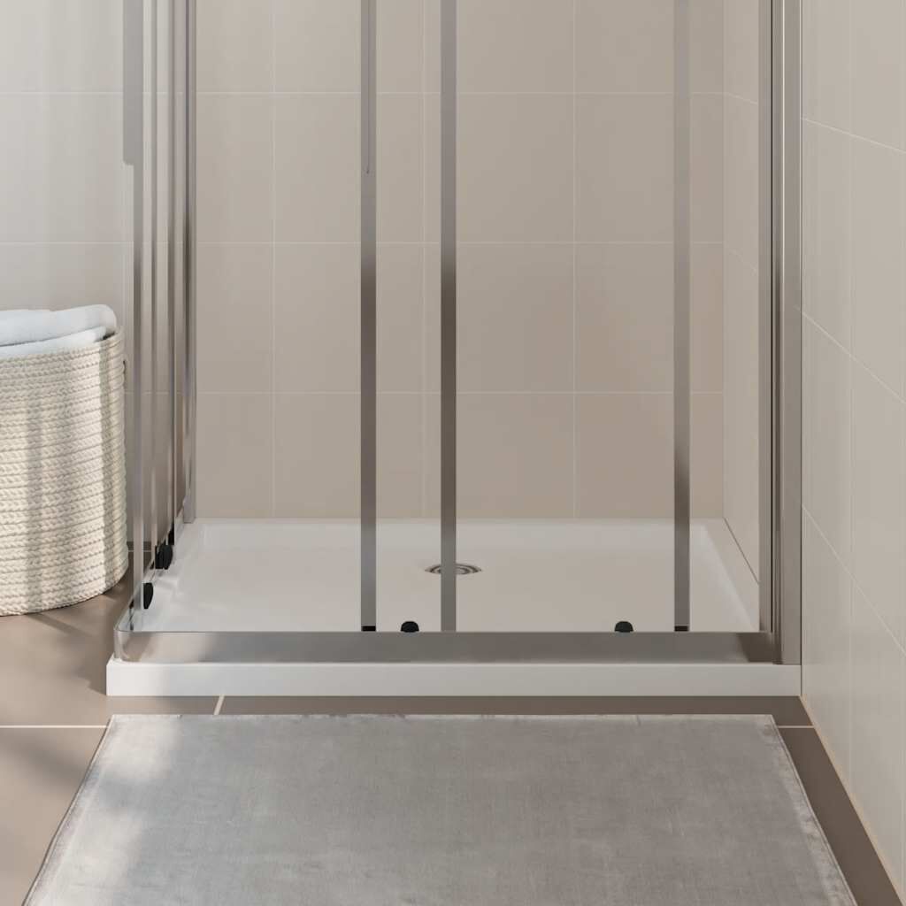 vidaXL قاعدة دش ABS مستطيلة 70×90 سم