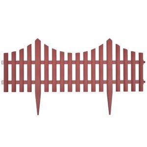 vidaXL فاصل حديقة 17 ق 10 م بني