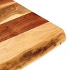 vidaXL سطح حوض غسيل الحمام خشب أكاسيا صلب 100×55×3.8 سم