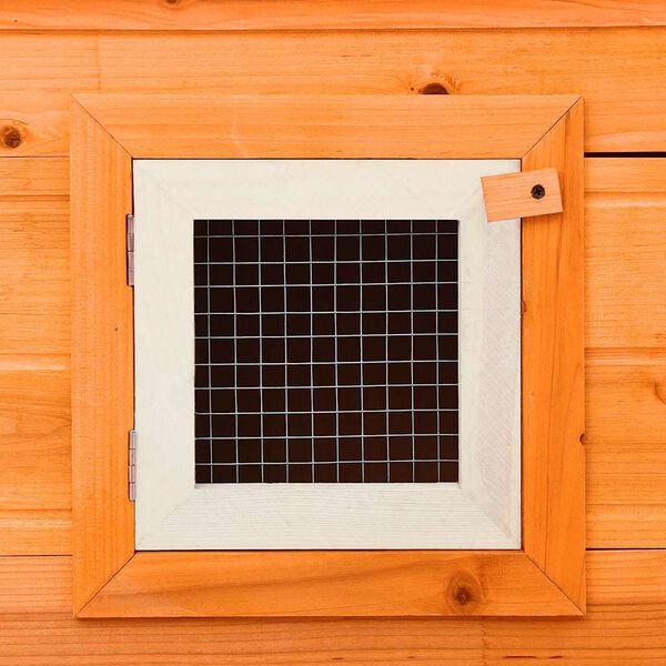 vidaXL قفص أرانب خارجي كبير قفص حيوانات أليفة بيت مزدوج