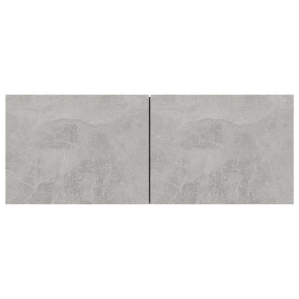 vidaXL خزانة تلفزيون رمادي أسمنتي 80×30×30 سم خشب صناعي