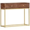 vidaXL طاولة كونسول 75x30x90 سم خشب مانجو صلب