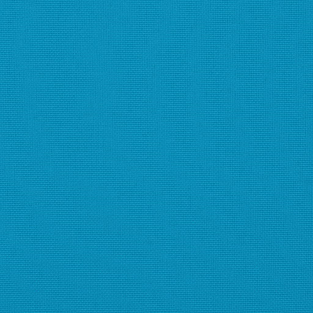 vidaXL وسادة باليت لون أزرق فاتح 50×40×12 سم قماش