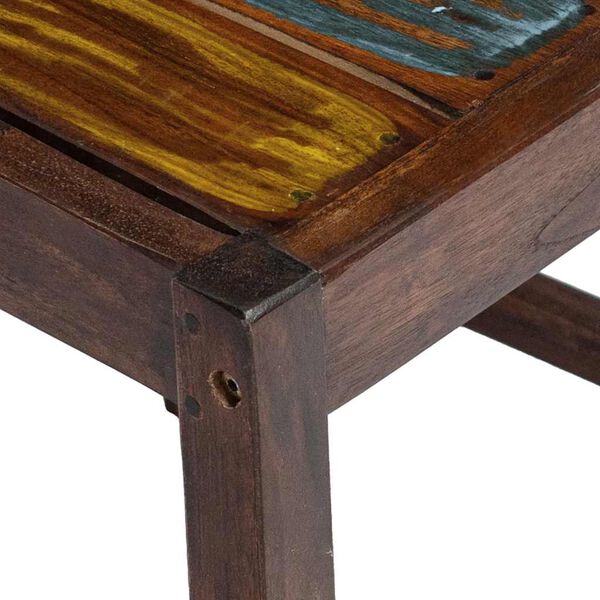 vidaXL كراسي سفرة 2 ق خشب مُستصلح صلب