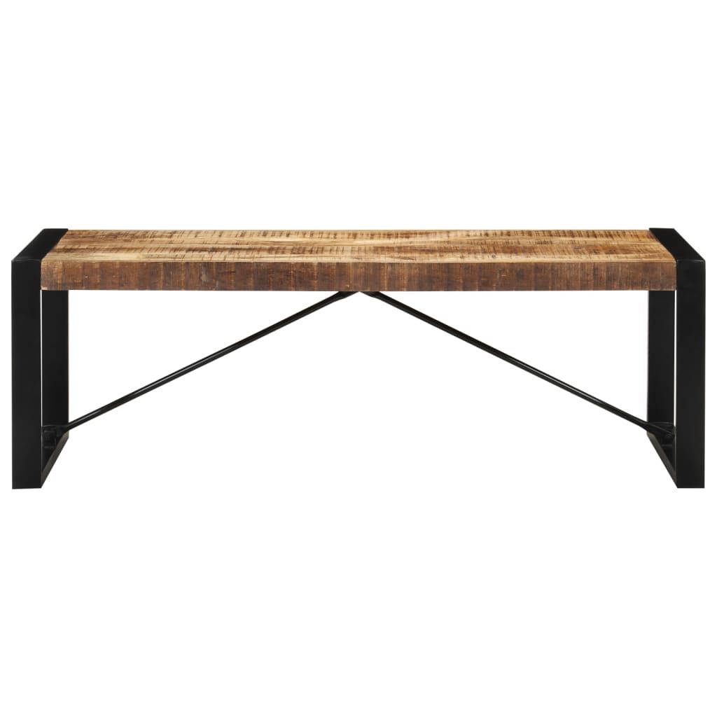 vidaXL طاولة طعام 120×55×40 سم خشب مانجو صلب خشن