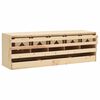 vidaXL عش دجاج 5 حجرات 117×33×38 سم خشب صنوبر صلب