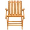 vidaXL كراسي حديقة قابلة للطي 8 ق 61x67x90 سم خشب ساج صلب