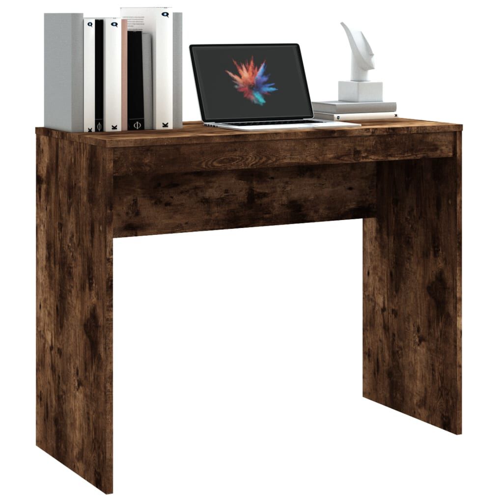 vidaXL مكتب أوك دخاني 90×40×72 سم خشب صناعي