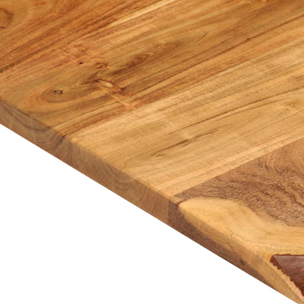 vidaXL سطح حوض غسيل الحمام خشب أكاسيا صلب 100×55×2.5 سم