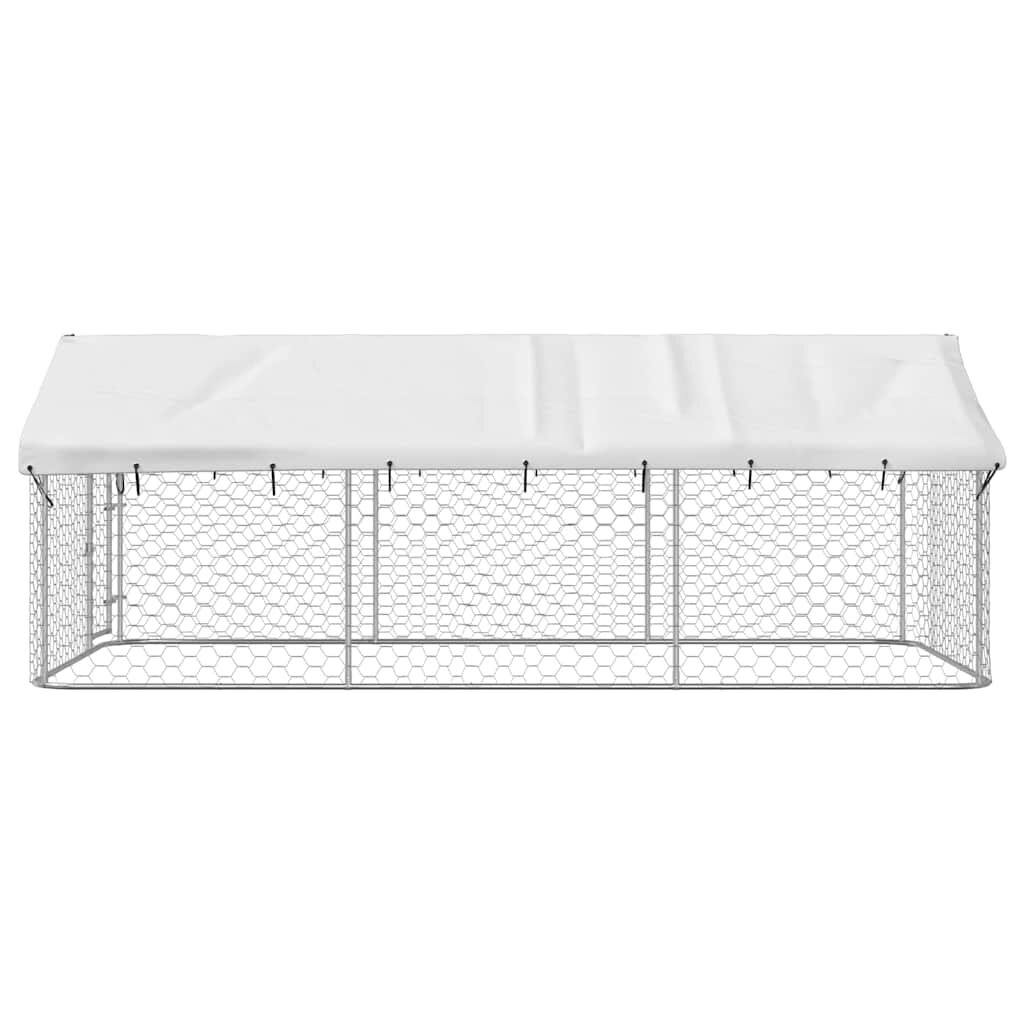 vidaXL منزل كلب خارجي مع سقف 150x200x400 سم