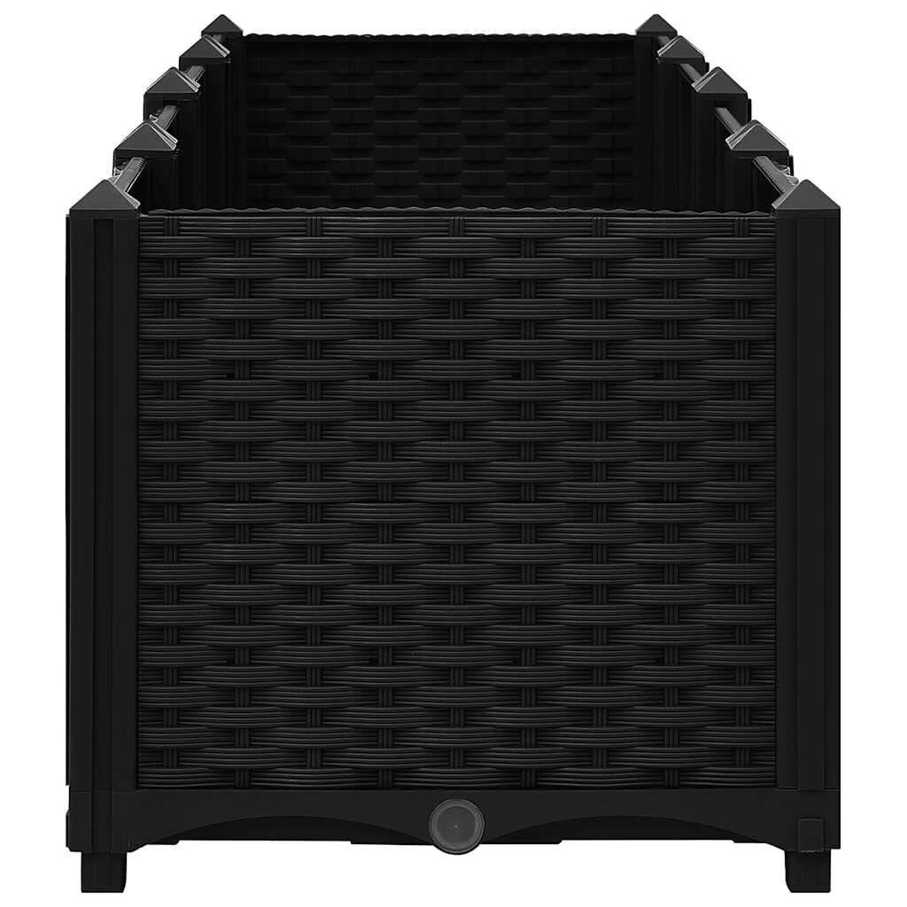 vidaXL حوض زراعي مرتفع 160×40×38 سم بولي بروبيلين