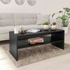 vidaXL طاولة قهوة لون أسود 100×40×40 سم خشب صناعي