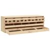 vidaXL عش دجاج 5 حجرات 117×33×38 سم خشب صنوبر صلب