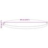 vidaXL سطح طاولة قطر 2,5x60 سم خشب صنوبر صلب