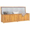 vidaXL صندوق حديقة 200×50×55 سم خشب ساج صلب