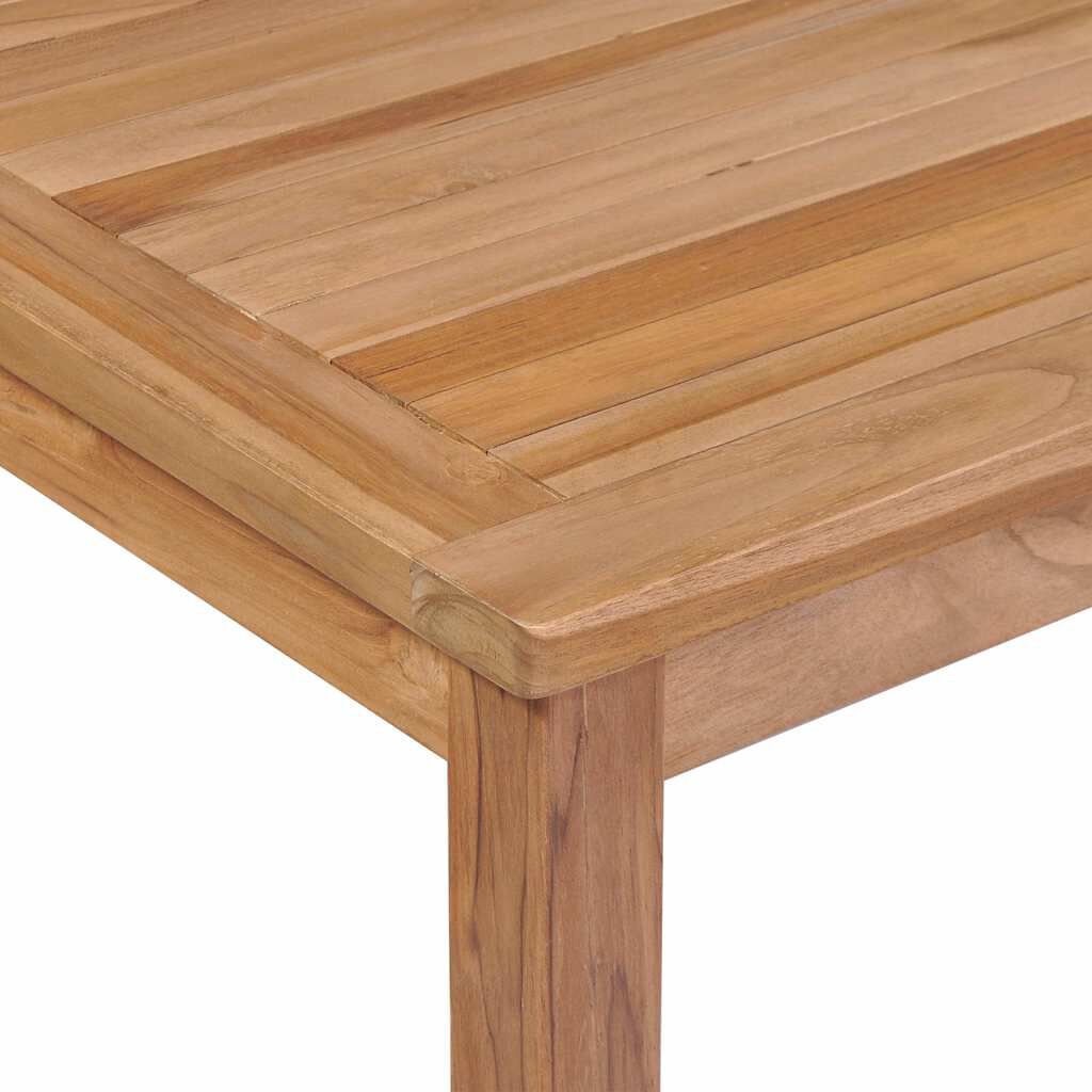 vidaXL طاولة حديقة 200×100×77 سم خشب ساج صلب
