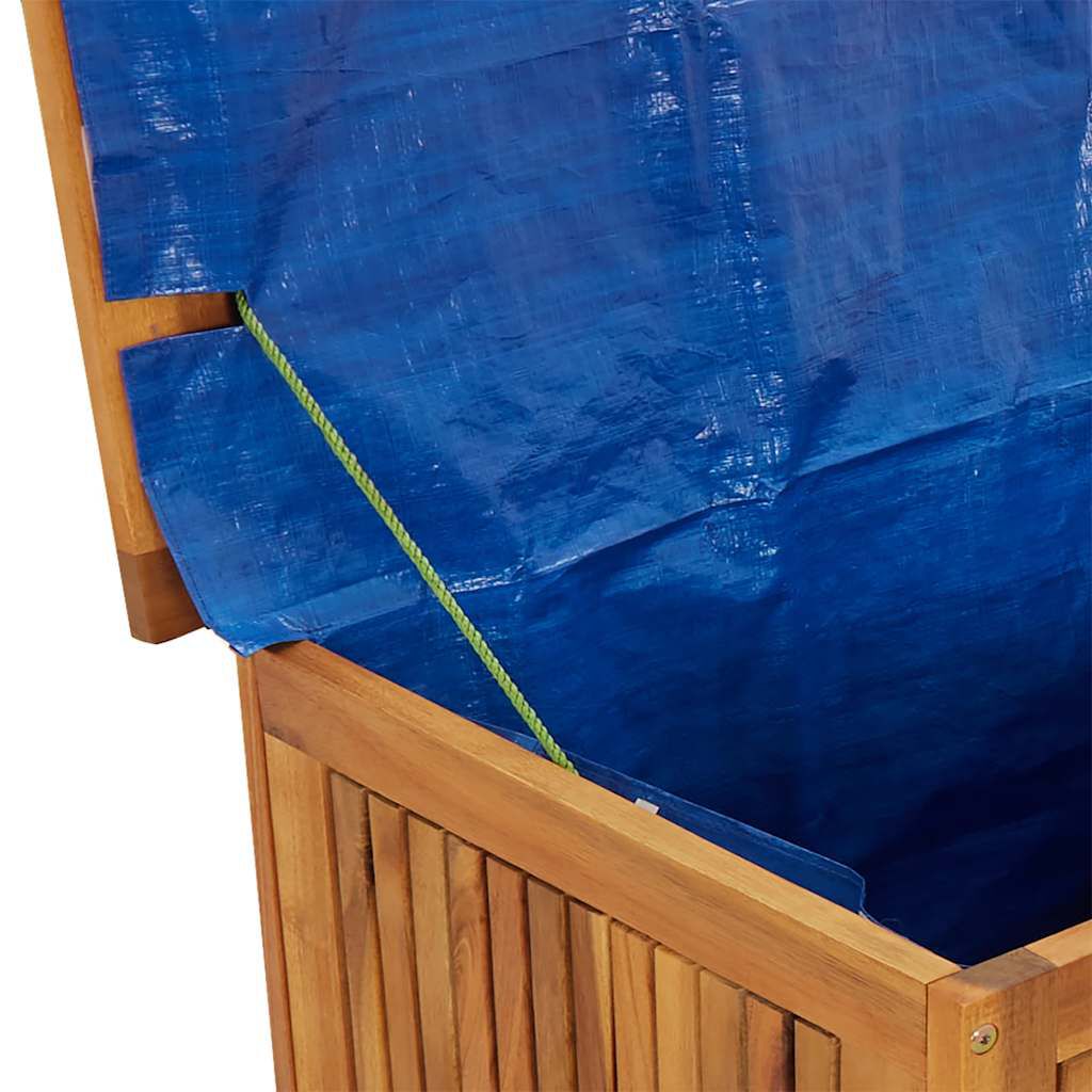 vidaXL صندوق تخزين للحديقة 75×75×58 سم خشب أكاسيا صلب