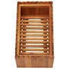 vidaXL حوض حديقة مرتفع 50×30×25 سم خشب أكاسيا صلب