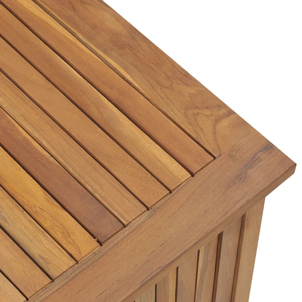 vidaXL صندوق حديقة 150×50×55 سم خشب ساج صلب
