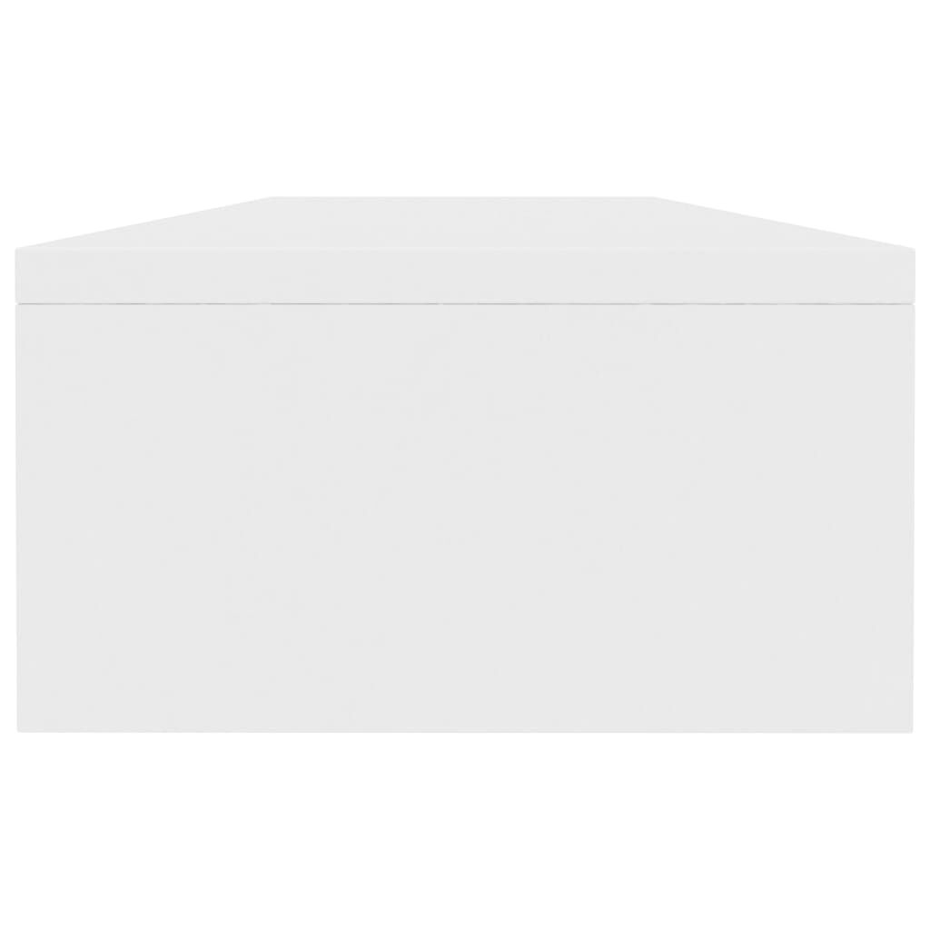 vidaXL حامل شاشة أبيض 100×24×13 سم خشب صناعي
