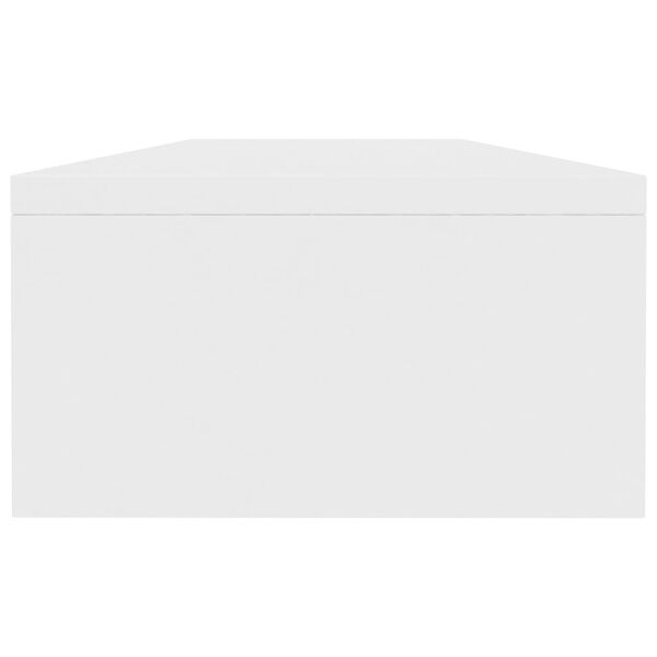 vidaXL حامل شاشة أبيض 100×24×13 سم خشب صناعي