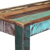 243454 vidaXL دكة خشب صلب مستصلح 110x35x45 سم