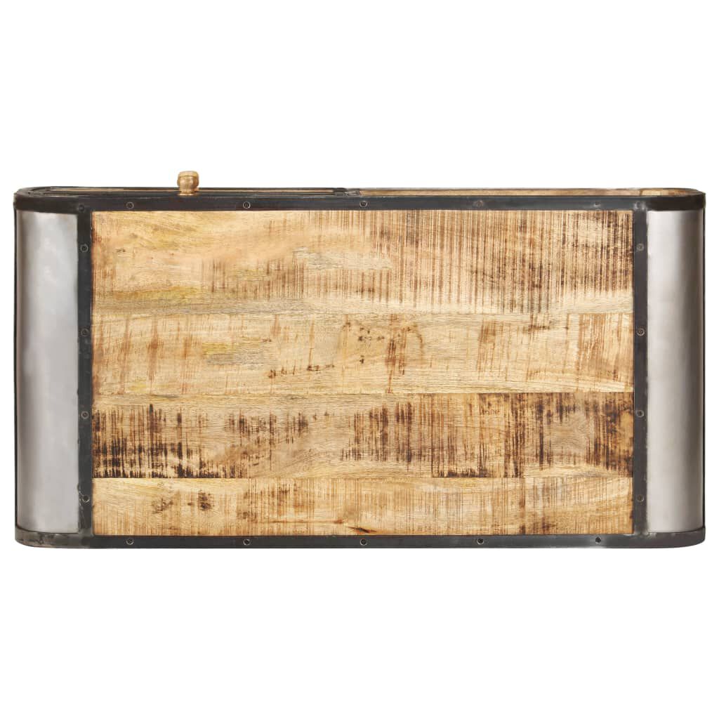 vidaXL طاولة قهوة 35x50x100 سم خشب مانجو صلب